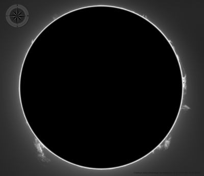 Prominences 16.03.2026 - Astrophotography