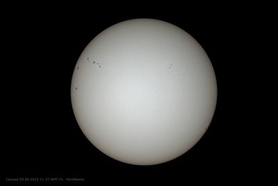 Солнце 3 мая 2023 г. 