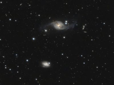 NGC 3718 и NGC 3729 (Б. Медведица)