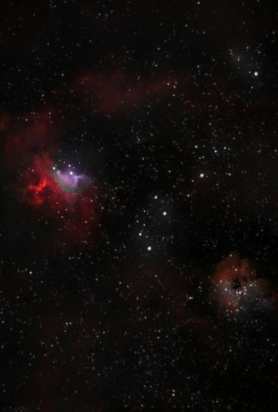 Flaming star nebula - Astrophotography