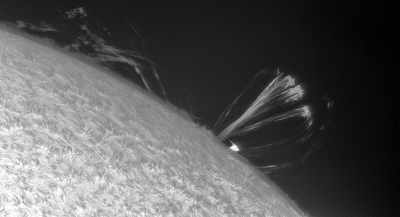 Анимация магнитных петель 24 июня 2024