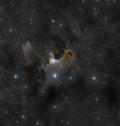 Sh-2 136 Ghost nebula (Ghost) Version 3 Expanded field - Astrophotography