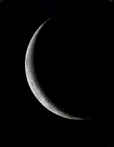 Panorama of the Moon on August 10, 2026 - Astrophotography
