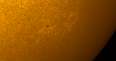 Активные области на Солнце во время затмения 10 июня 2021 16:36. - астрофотография