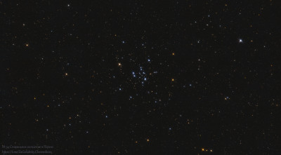 M-34 / NGC-1039 Spiral cluster in Perseus - Astrophotography