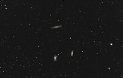 Триплет Льва (NGC 3628, M66, M65) 11-04-2020