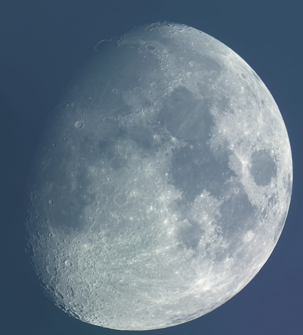 Вечерняя Луна. От 02.01.2023 - астрофотография