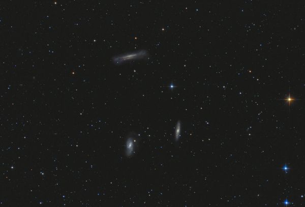 Leo Triplet - M65, M66, NGC3628 - астрофотография