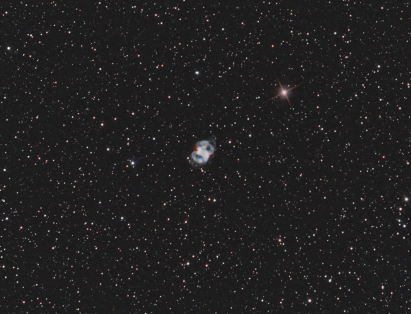 Туманность "Малая гантель" (M 76) - астрофотография