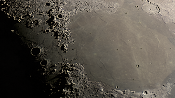 Луна 210419, море Ясности - астрофотография