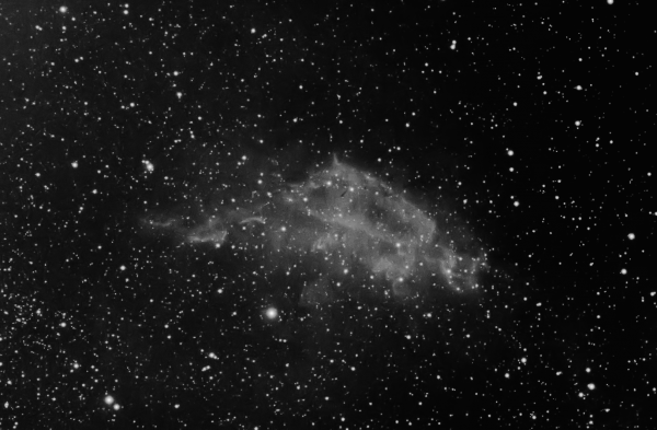 Туманность Sh2-282, монохром Ha - астрофотография