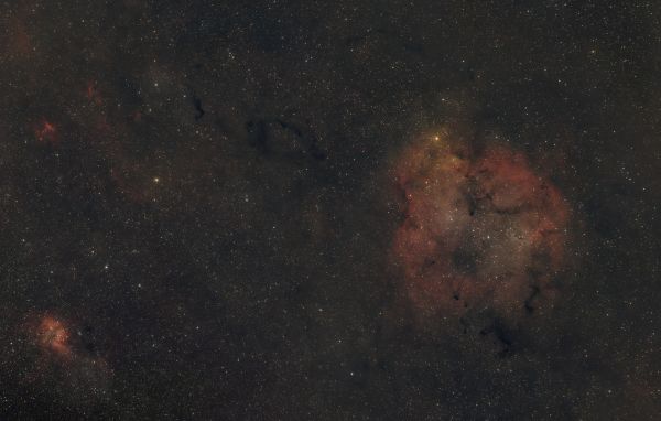IC1396 и SH 2-132 Лев тянет Слона за хобот - астрофотография