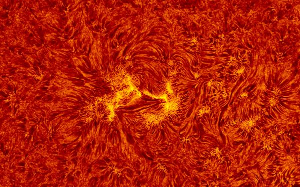 2018.06.17 Sun AR12713 H-Alpha animation - астрофотография