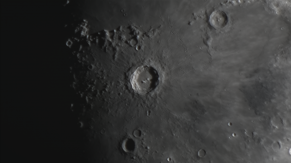 Moon 13.03.2022. Surroundings of the crater Copernicus: Eratosthenes, Reinhold, Stadius and Montes Carpatus. - астрофотография