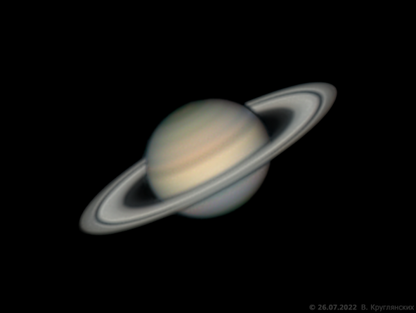 Сатурн 26 июля 2022 - астрофотография