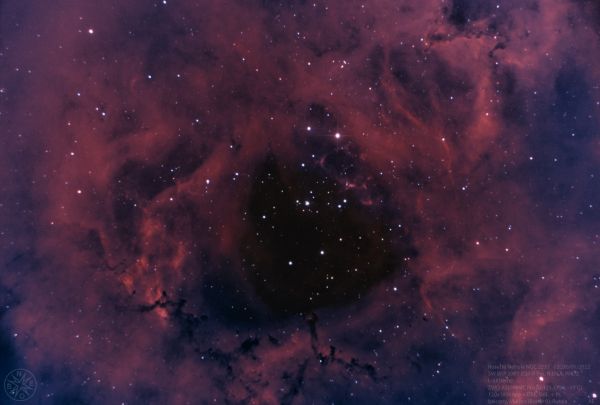  NGC 2237 - Rosette Nebula - астрофотография