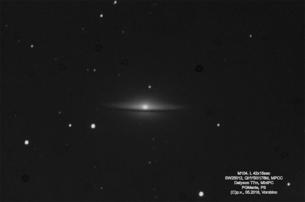 M104 - астрофотография