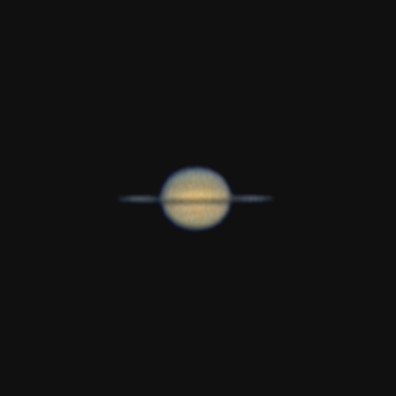 Saturn profile 03.05.2010 - астрофотография