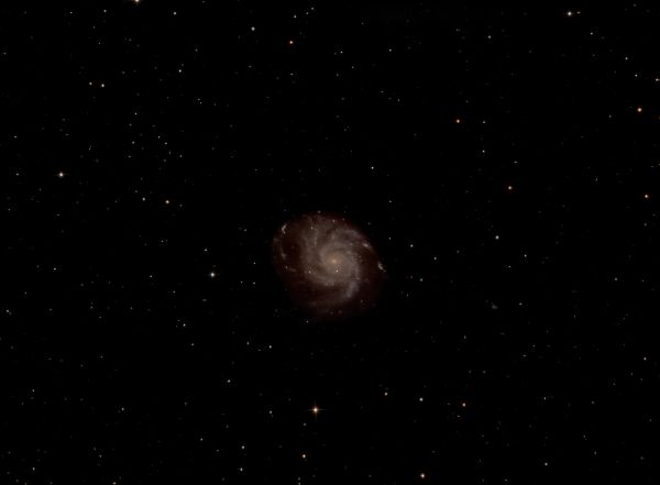 Спиральная галактика Вертушка Messier 101 (Pinwheel Galaxy NGC 5457) - астрофотография