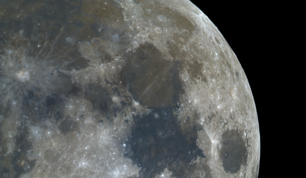 Луна 05.01.2022. Фрагмент 3 из 8 - астрофотография