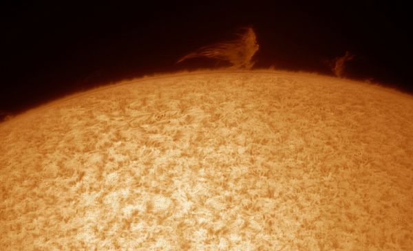 Sun in H-alpha - астрофотография