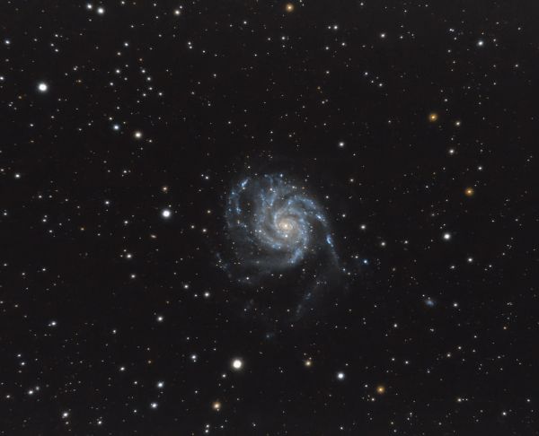 M 101 галактика Вертушка - астрофотография