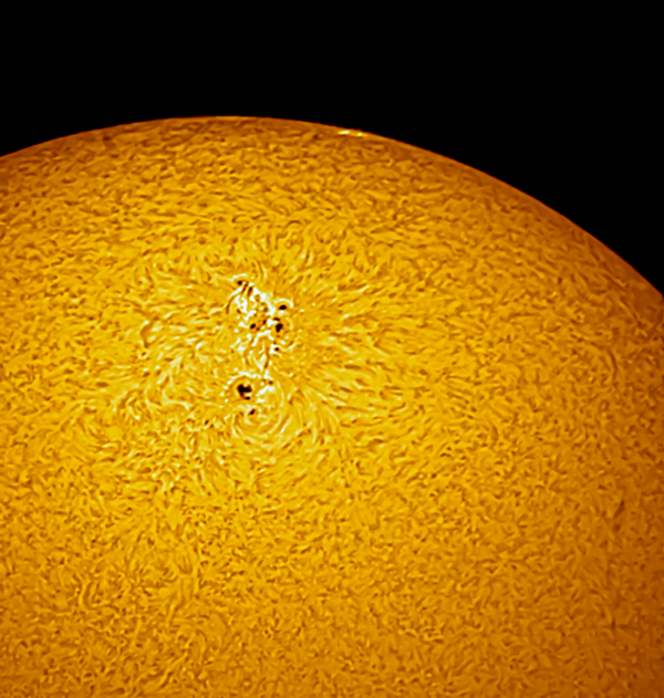 Солнечные пятна от 01.07.2023 - астрофотография
