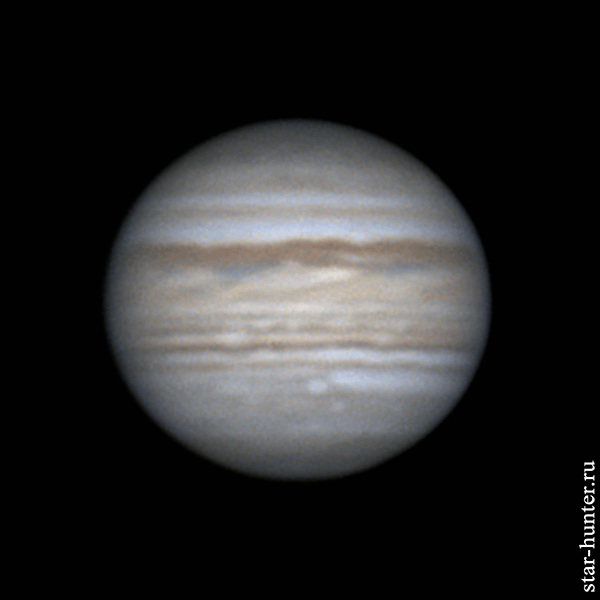 Jupiter, June 23, 2019, 21:22-21:41 - астрофотография