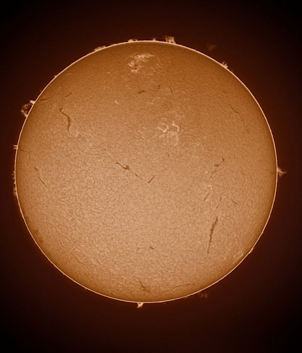 The Sun 08-04-23 colorized - астрофотография