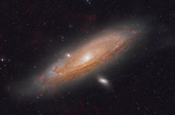 LRGBHa M31 Andromeda Galaxy (the Andromeda Galaxy) - Astrophotography