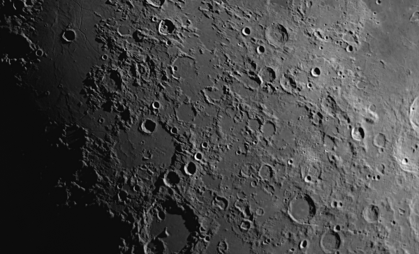 Район кратера Гиппарх 20:36 - астрофотография