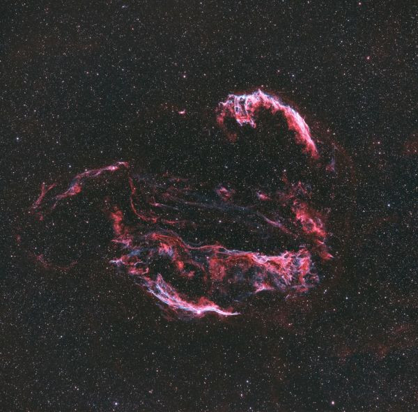 Veil, Cygnus Loop, Fishing Net - Astrophotography