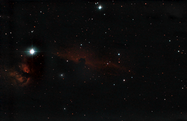 Эмиссионные туманности в Орионе Конская голова и Пламя. 22.02.2023 - астрофотография