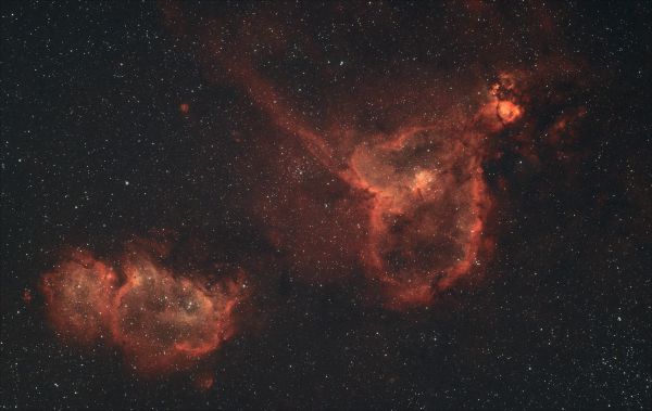 IC1805 & IC1848 - астрофотография