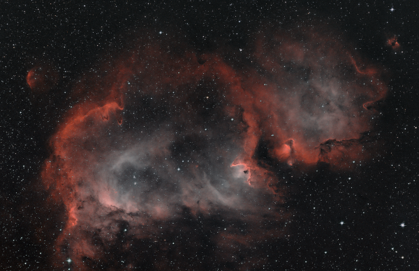 Туманность «Душа», S2-199, LBN 667 - астрофотография