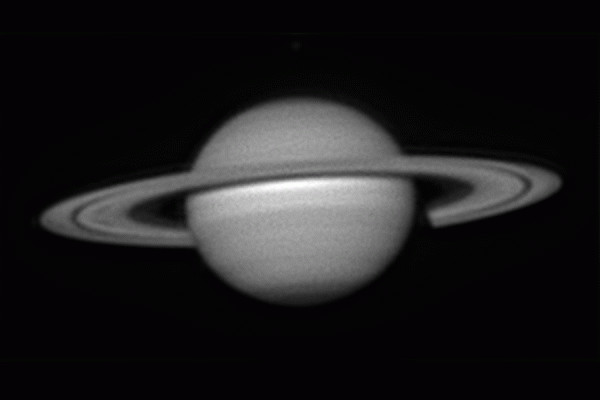 The movement of spokes in the B ring. - Astrophotography