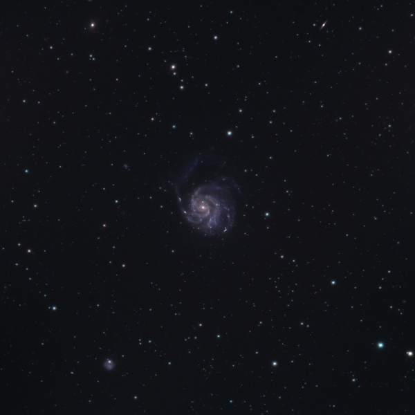 M101 Pinwheel galaxy - астрофотография