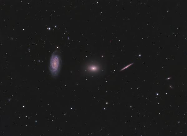 The Draco Trio (NGC 5981, NGC 5982, NGC 5985) - Astrophotography