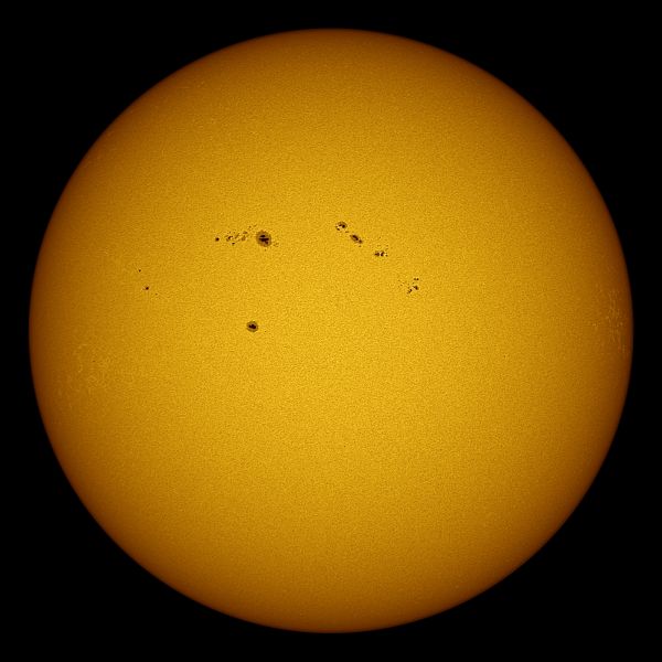 Sun spots - астрофотография