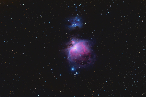 М42, М43, NGC 1977 - астрофотография