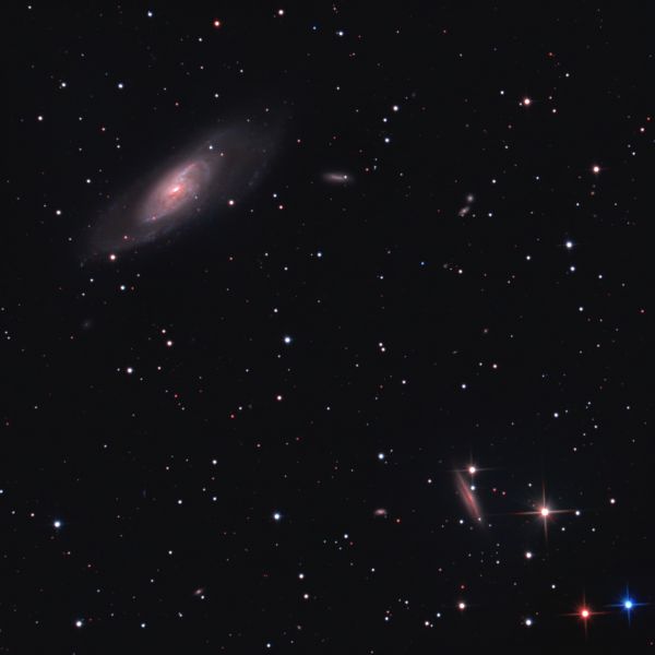 M106 и NGC4217 - астрофотография