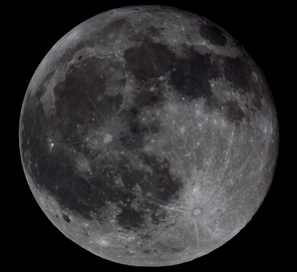 Вид Луны при Ф=-99,5% от 06.04.23 - астрофотография