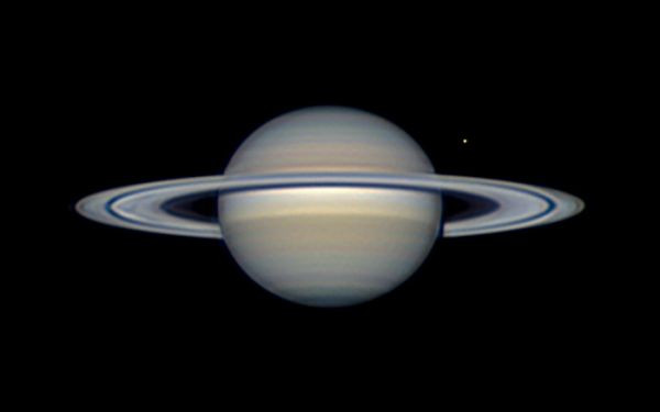Saturn, Tethys 21.09.2026. - Astrophotography