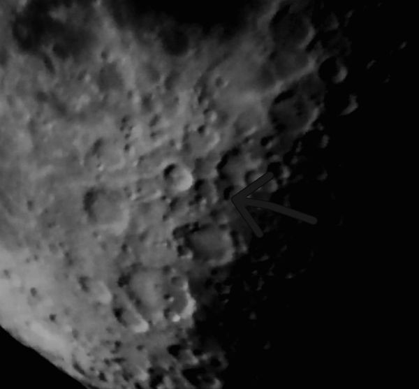 The crater is quiet - Astrophotography