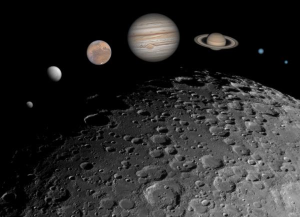 Луна и планеты Солнечной системы на телескоп SW 150/750 за 2020-2021 года - астрофотография