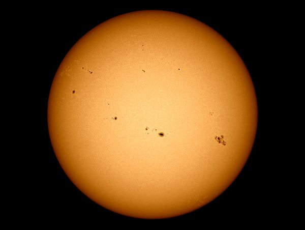 Солнце 01.08.2023   06.50 - астрофотография