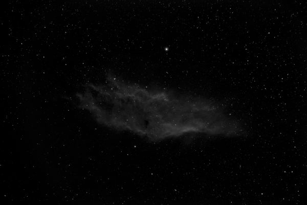 NGC 1499 Эмиссионная туманность Калифорния в Персее - астрофотография