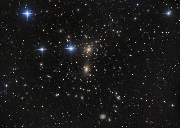 Abell 1656 (Coma Cluster) Скопление Волос Вероники - астрофотография