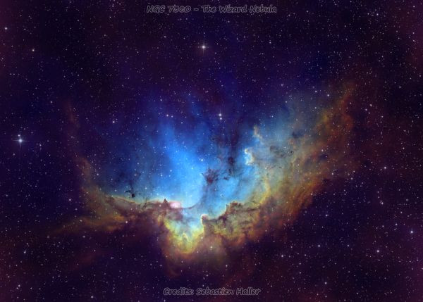SH 2-142 - NGC 7380 - The Wizard Nebula - Astrophotography