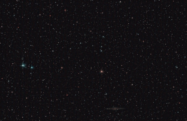 NGC 891 и Abell 347 - астрофотография